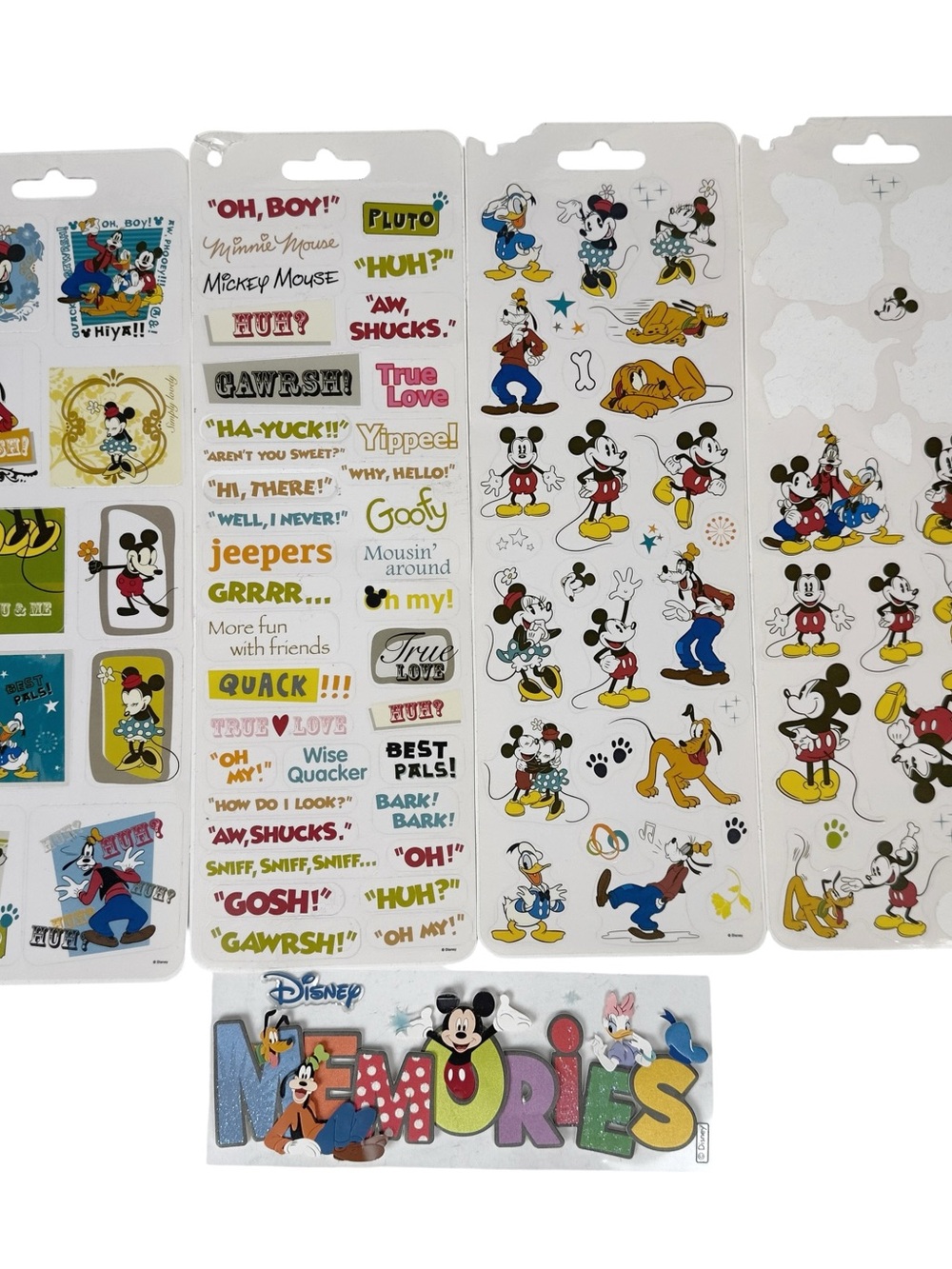 Vintage Disney & Friends Sticker Sheets
